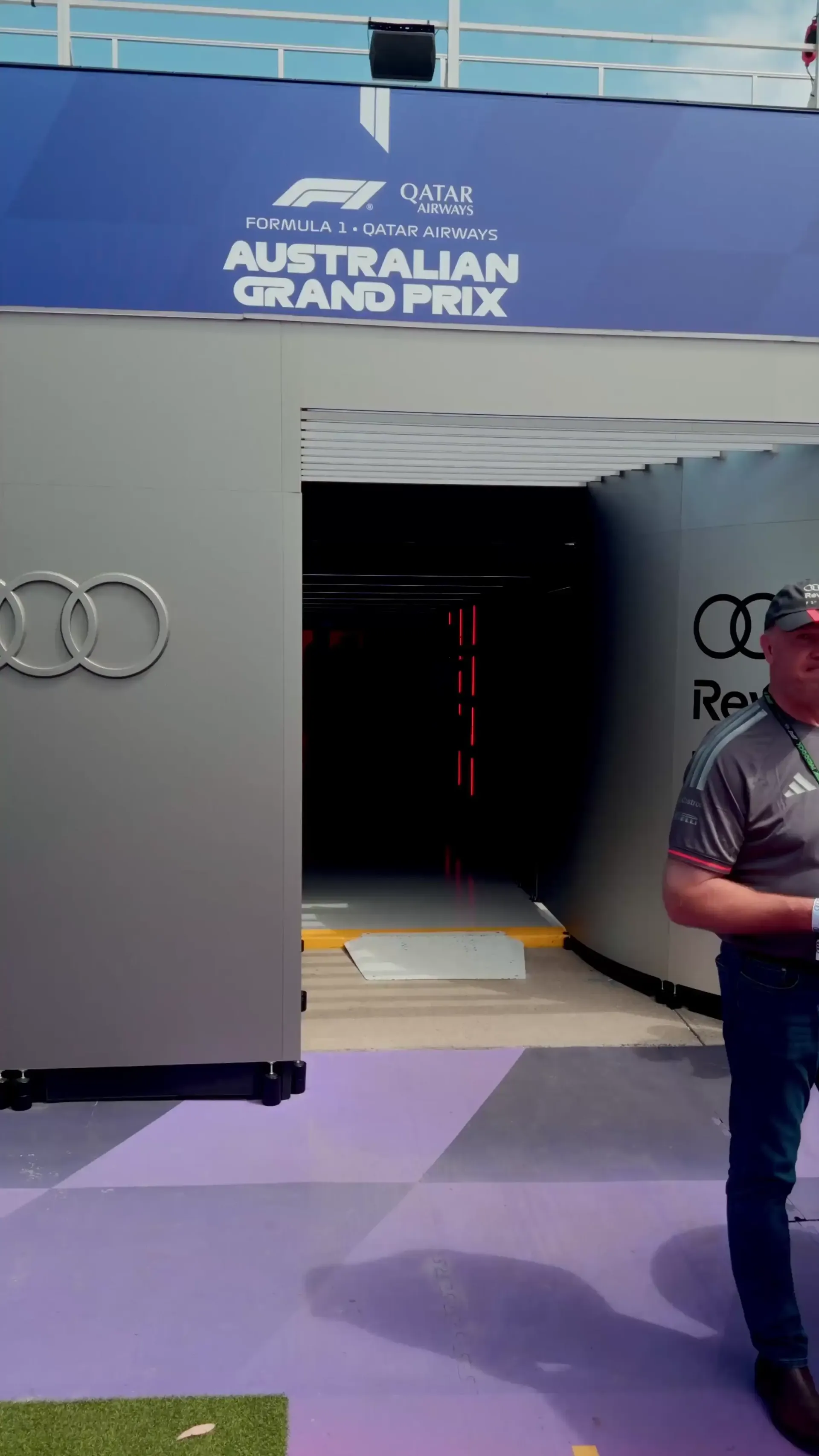 Nico Hulkenberg Teamwork at the Audi Revolut F1® Team Garage