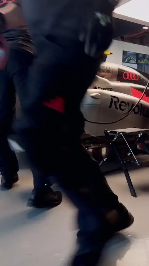 Audi Revolut F1® Team garage shots from the Japanese Grand Prix