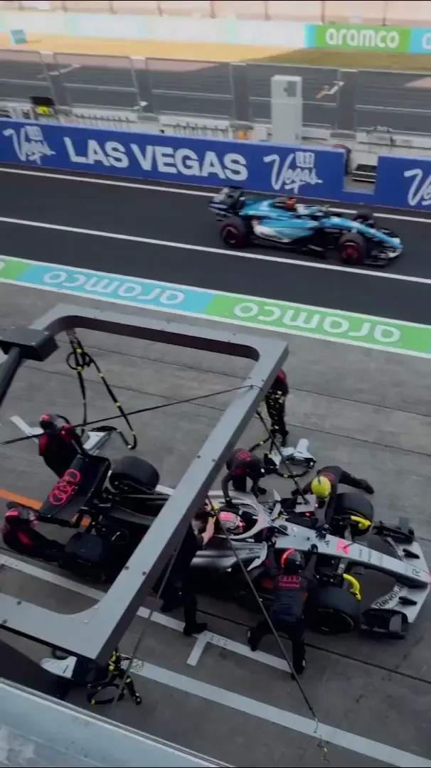 Audi Revolut F1® Team garage shots from the Japanese Grand Prix