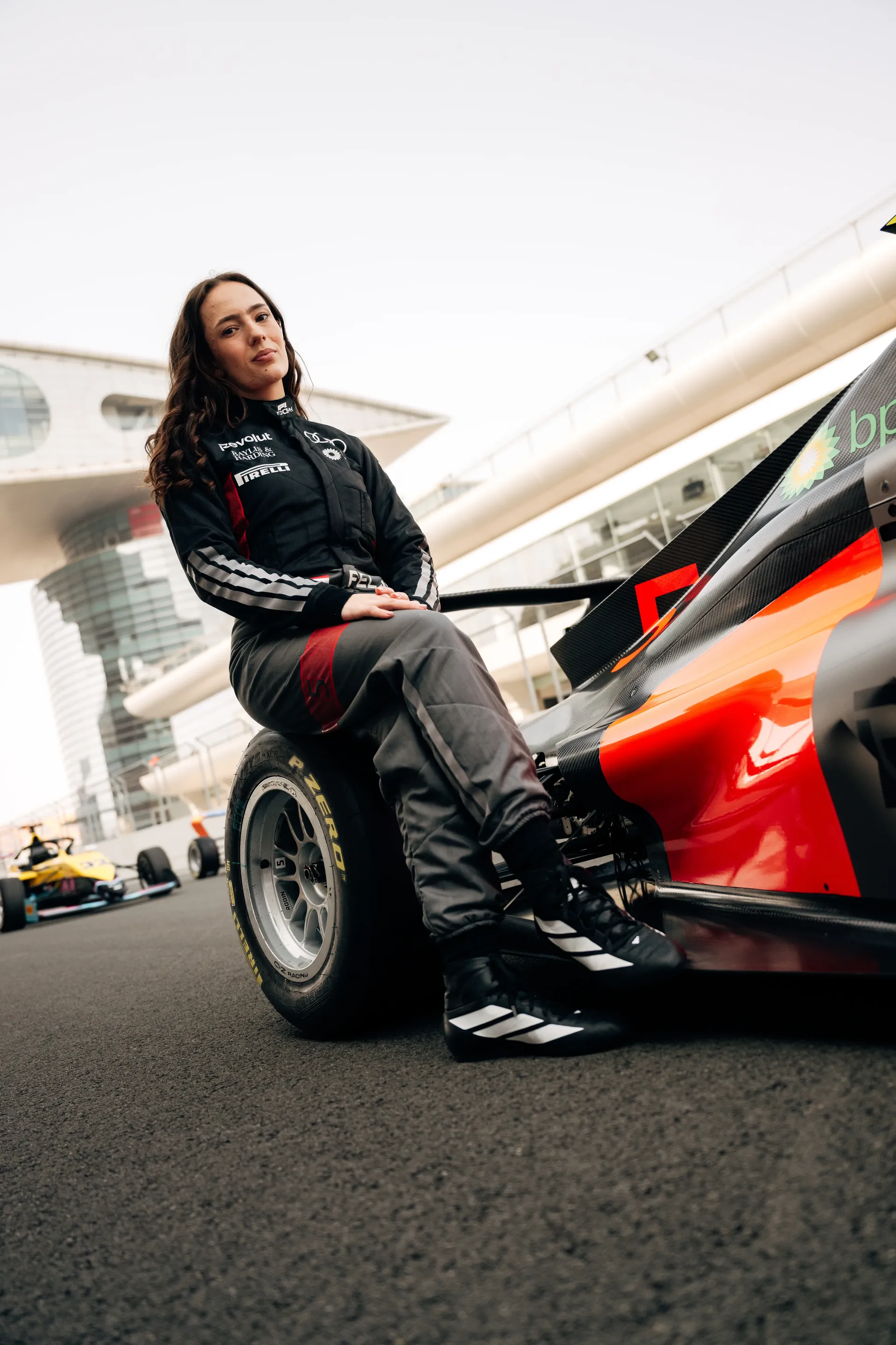 Emma Felbermayr representing the Audi Revolut F1® Team in F1 Academy