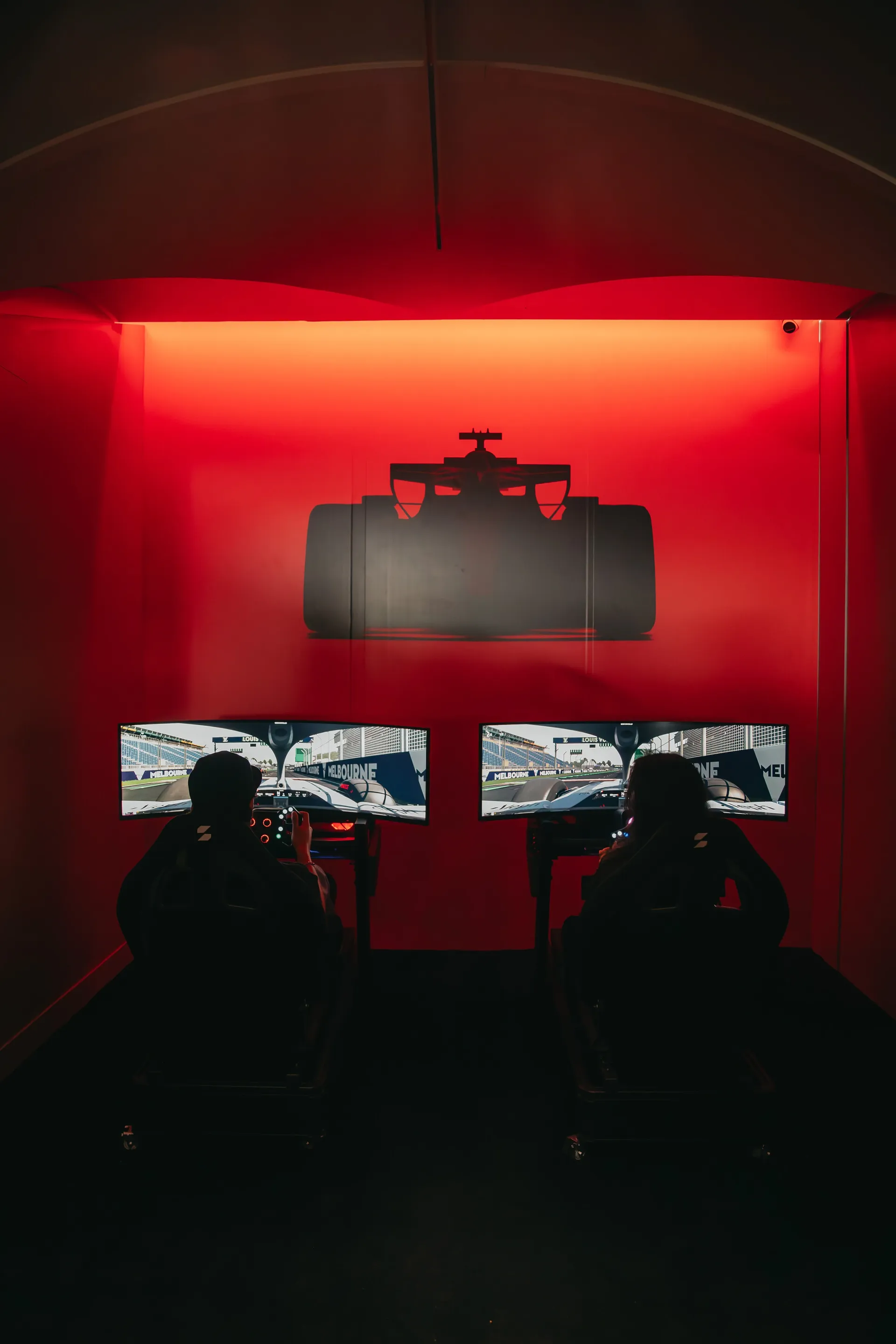 Audi Revolut F1® Team Off-Track-Activation Melbourne Racing Simulator