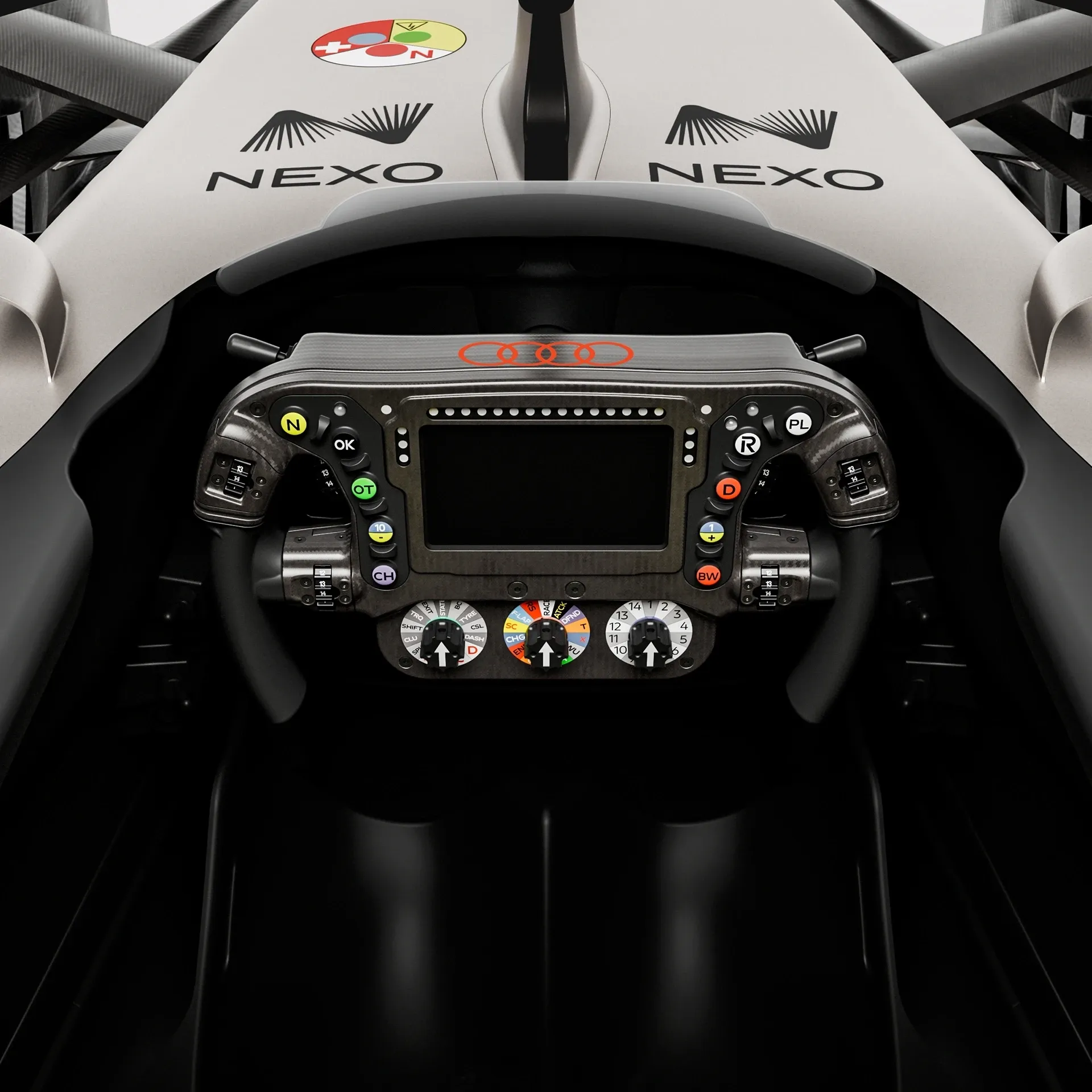Audi R26 Gabriel Bortoleto Cockpit View