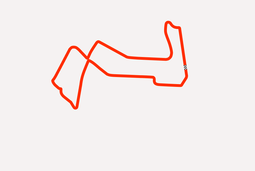 Marina Bay street circuit trackmap illustration